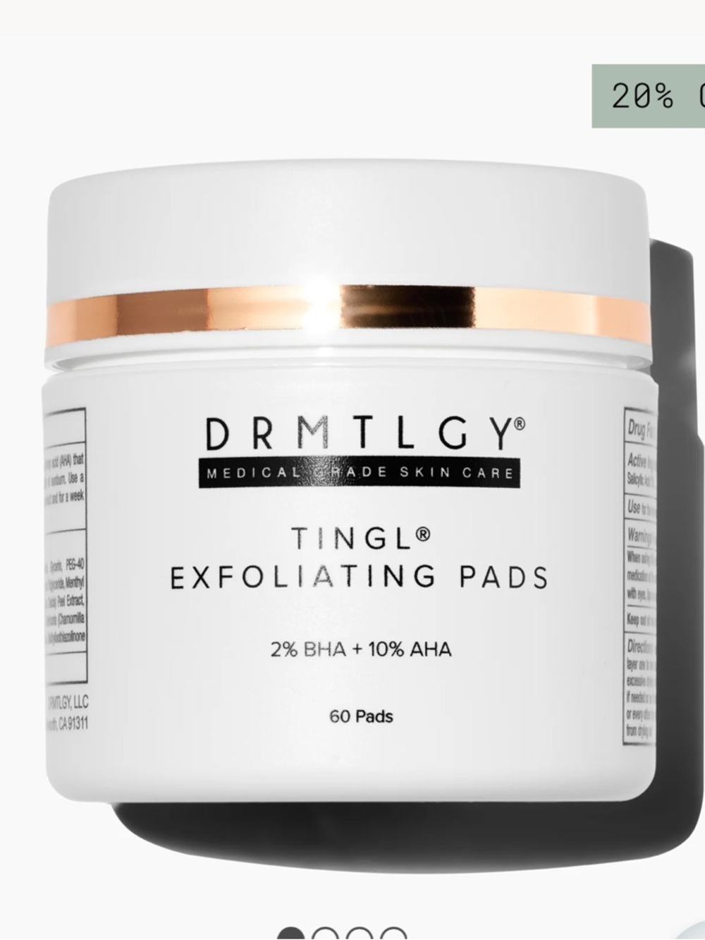 🤍New DRMTLGY TINGL Exfoliating Pads🤍